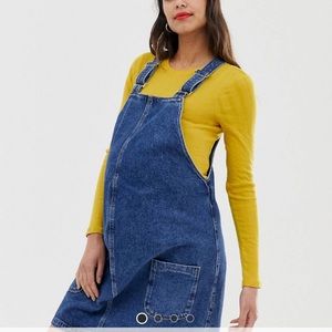 Maternity overall dress